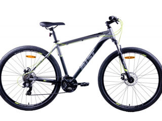 Bicicleta de munte Aist Rocky 1.0 Disk Grey/Black
