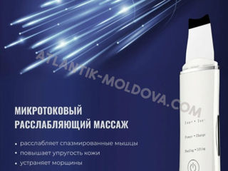 Profesionalul aparat cu ultrasunete pentru curățarea feței.Livrare gratuită în Moldova foto 16
