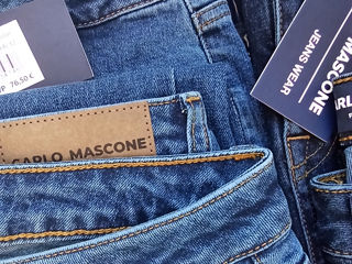 En-gros! Blugi bărbătești Carlo Mascone | 815 perechi | Regular Fit | Dark Blue & Blue foto 9