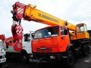 Аренда автокранов г/п 20-25тон kamaz,servicii automacara , macar,  cran