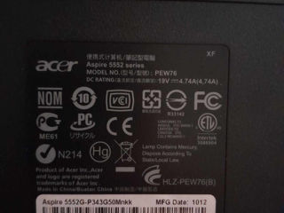 Ноутбук Acer Aspire 5552g foto 10