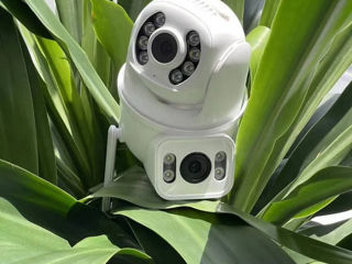 Cameră Wifi 8MP 4K PTZ cu lentilă duală cu ecran dublu Ai Human Detect Urmărire automată foto 7