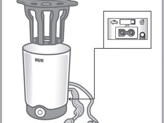 Vind set Sterilizator electric și Incalzitor pentru biberoane NUK ambele pe garanție foto 7