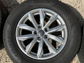 Jante originale Audi R17 si pneuri Pirelli scorpion de iarna 235/65/17 foto 6