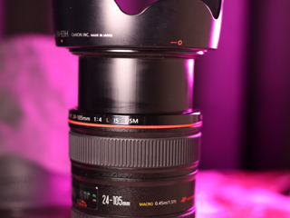 Vând Canon EF 24-105mm F4 L ideal foto 4