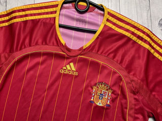 Футболка SPAIN 2006/08 Adidas Home Football Shirt 16 Boys Classic Soccer Jersey World Cup foto 2