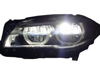 Faruri Full LED compatibil cu BMW F10 F11 5 Seria (2011-2013) Angel Eyes foto 4