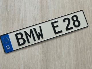 Номерные знаки BMW Germany BMW M3 ,M5,e34,e36,e28,e30,e21,e39,e38 и др. foto 8