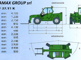 Телескопический погрузчик MERLO P 37.11, 2004 foto 17