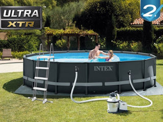 Piscină Ultra Xtr Frame 488x122cm, 19156L, cadru metalic. Livrare la domiciliu! foto 2