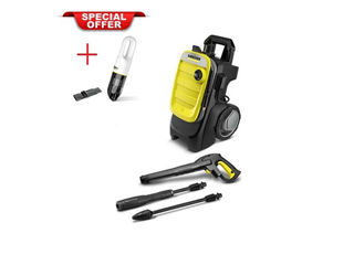 Curățați acolo unde nu există gunoi și spălați cu KARCHER K 7 Compact