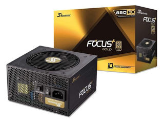 Power Supply Atx 850W Seasonic Focus Gx-850 80+ Gold, 120Mm, Full Modular, Fanless Until 30 % Load foto 5