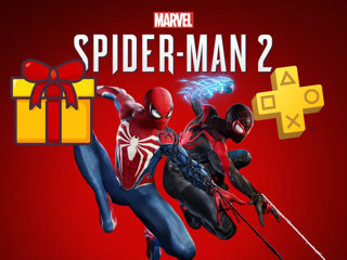 Дарим Spiderman 2 Купим вам  игры на PS5 PS4. Подписка PS Plus и EA Play. Abonament ps plus