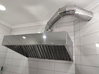 Hote Inox cu sistem de ventilare si instalare de la producator foto 3