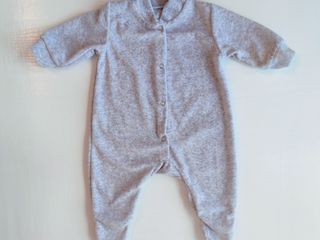 Slip Din Veliur Pampy (0-1 Luni) Grey