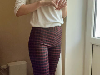 Pull and Bear Pantaloni in carouri XS foto 3