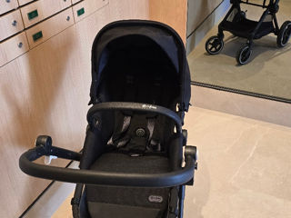 Carucior 2 in 1 Cybex Gold EOS LUX Moon Black foto 9