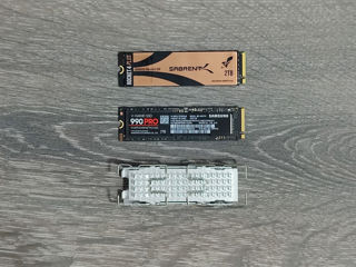 PS5 SSD 2TB + Radiator / Samsung 990Pro, Sabrent Rocket Plus / Noi, Fara Cutie, 0 ore, 0GB