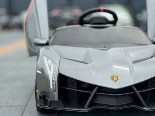 Lamborghini Veneno argintiu pentru copii! Cu telecomanda, pentru cei mici! foto 6