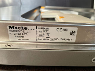 Посудомоечная машина Miele  G7360 SCVI AutoDos foto 5