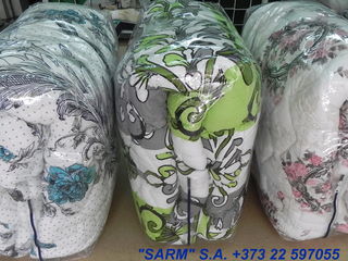Элитные стеганые силиконовые одеяла от производителя Sarm SA!!! Гарантия качества! foto 3