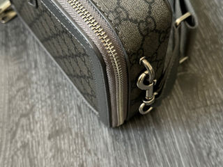 Gucci Ophidia mini in grey мужская messenger bag foto 2