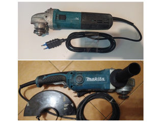 Большая болгарка Makita 230 мм/2000 watt (защитой  + ручка) и Makita 125 мм/1300 watt, оригиналы