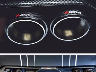 Насадки на глушитель Akrapovic, эксклюзивные насадки на глушитель M style Чёрные глянцевые / матовые