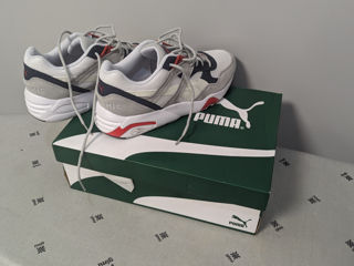 Puma R698 Classic Lace Up Mens Grey - Noi foto 2