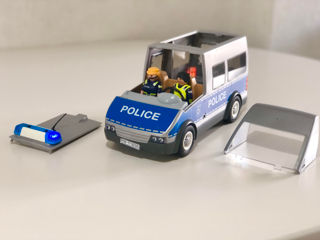 Mașină de poliție cu doi polițiști (Playmobil) foto 1