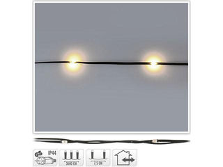 Luminite De Craciun "Fir" 480Led Alb-Cald, 36M Cablu Verde