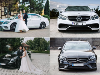 rentmercedes.md - de la 10 €/ora! Chirie/прокат Mercedes Benz albe/negre (белые/черные) (7) foto 4