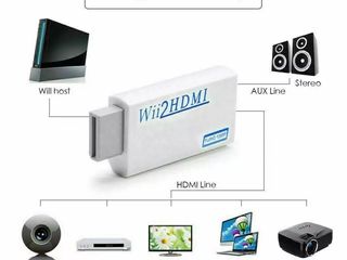 Адаптер для   Консоли Nintendo Wii  -hdmi 150 lei foto 2