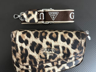 Geanta Guess leopard print foto 2