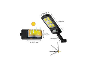 Светодиодная солнечная лампа с и датчиков движения и пультом foto 4