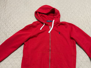 POLO Ralph Lauren Fleece Hoodie Size XLT Red