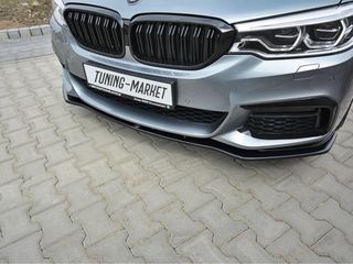 М Ноздри (решетки радиатора) BMW G30 / G31 черный глянец, черный мат двойные ребра! Супер цена! foto 2