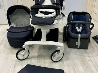 CARUCIOR INGLESINA 3 în 1 - SYSTEM QUATRRO IMPERIAL BLUE foto 2