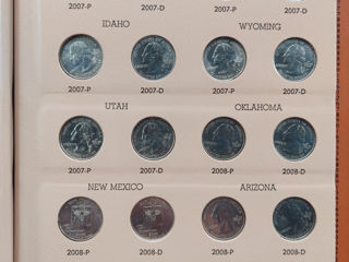 Set album US Statehood quarter dollar 1999-2008 P & D foto 6