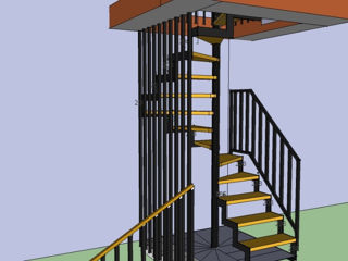 Proiectare, confecționare scări interioare și exterioare