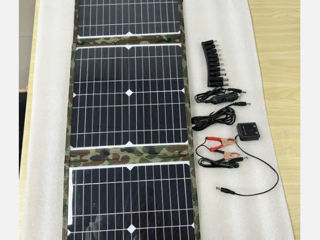 Солнечная панель складная из 3 секций. Мощность 20-100w. Заряжает ВСЁ; АКБ=телефоны=ноутбуки!!! foto 5