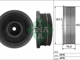 Шкив коленвала BMW E46 /E81/E60/X3 2.0D N47 foto 2