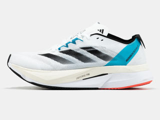 Adidas Adizero Boston 12 White/Blue foto 1