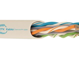 Cat 6 Utp 4*2*23 Awg Cu Lsoh Indoor Etkcablo (Pret La 1M)