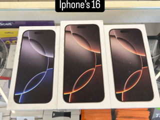 Iphone 16 pro Black Titanium/Desert Titanium foto 2