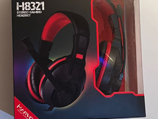 Căști Marvo H8321 Scorpion Red Black foto 2