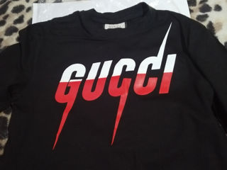 Gucci оригенал 100%.футболка с длинными рукавами и логотипом foto 4