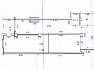 Apartament cu 1 cameră, 57 m², Râșcani, Chișinău foto 2