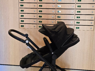 Carucior 2 in 1 Cybex Gold EOS LUX Moon Black foto 4
