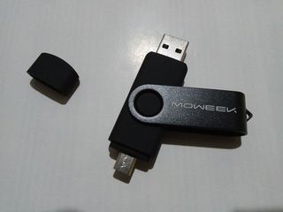 32GB OTG USB 2.0 Flash Drive 2 в 1 foto 2